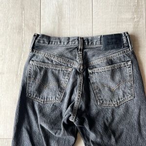 LEVIS ‘MADE AND CRAFTED’ BLACK DENIM SKINNY HIGH WAIST JEANS * RARE* SIZE 26/28